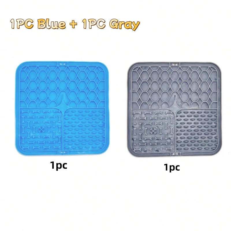 Silicone Lick Mat for Dogs – Slow Feeder & Bath Distraction Mat