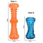 Dog Teething Toy, TPR Chew Stick & Treat Dispensing Toy