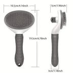 Self Cleaning Slicker Brush, Pet Hair Remover for Dogs & Cats