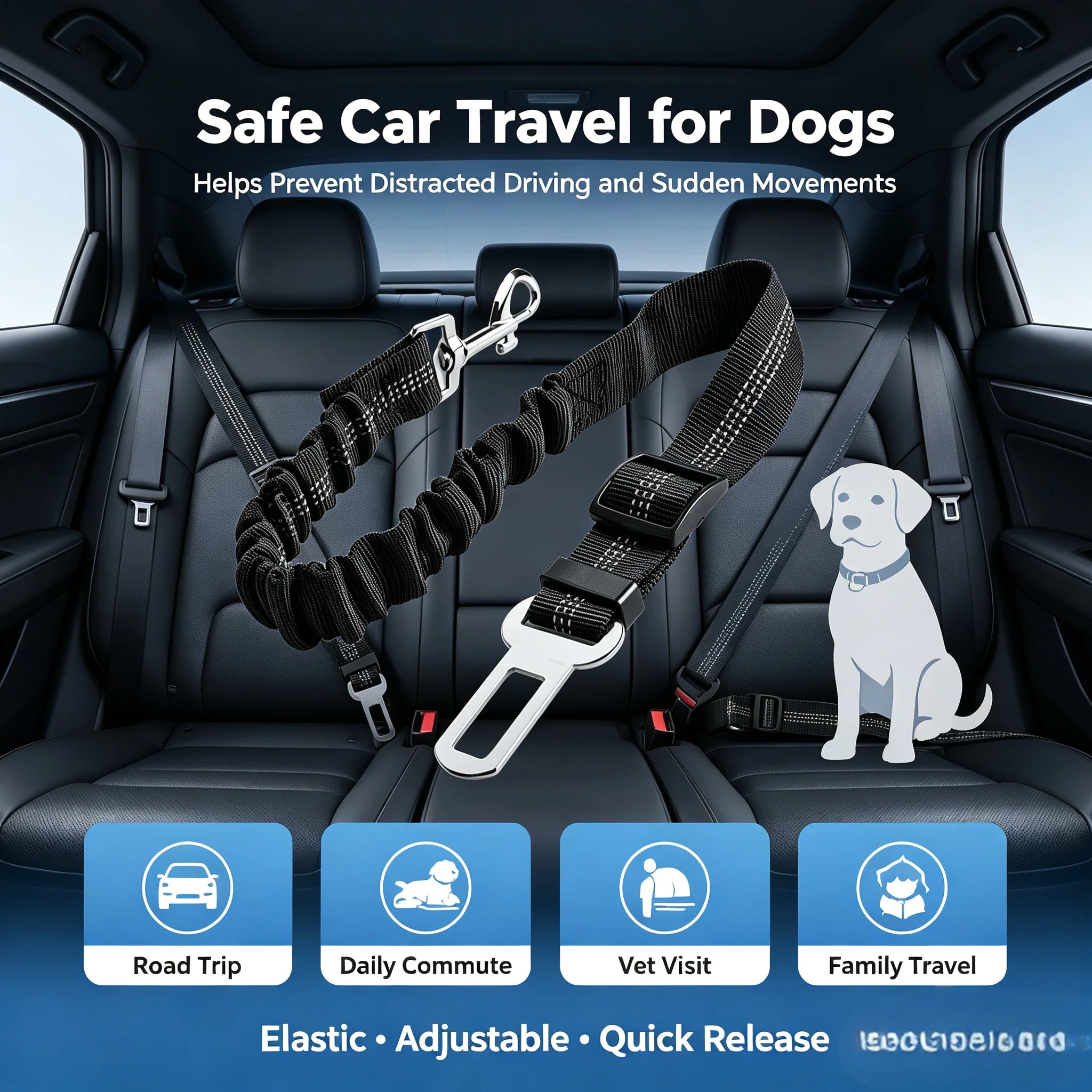 Dog Car Seat Belt
