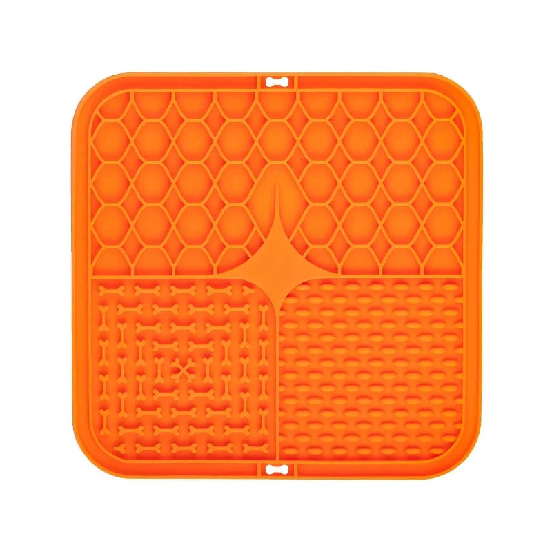Silicone Lick Mat for Dogs – Slow Feeder & Bath Distraction Mat