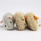 Plush Mouse Cat Toy – 3-Piece Interactive Set for Kittens
