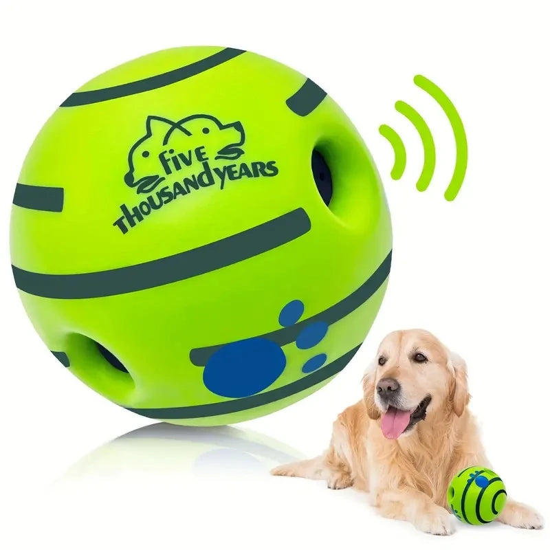 Interactive Dog Ball – Giggle Sound Toy for Training & Play
