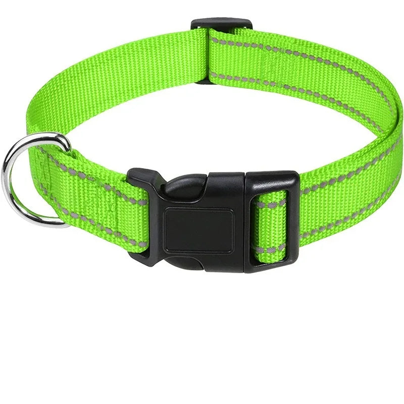 Small Dog Collar Nylon Puppy Collar with Buckle Closure