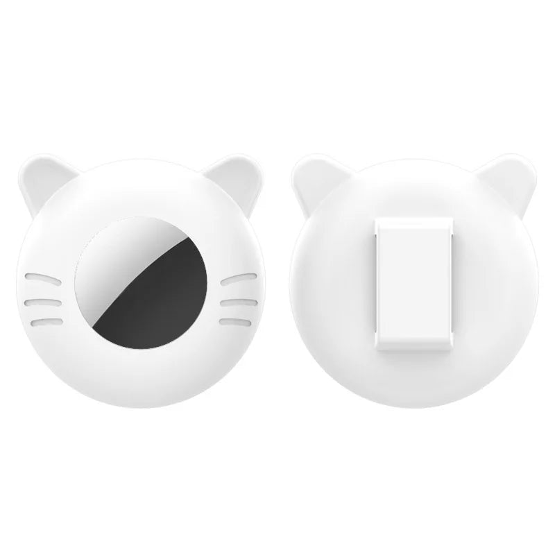 Cat AirTag Holder – Silicone GPS Tracker Collar Case