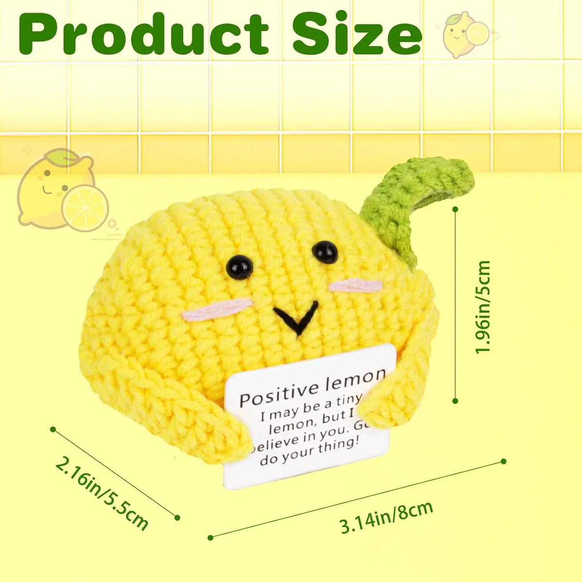 Crochet Plush Pocket Hug Doll, Handmade Mini Plush Gift