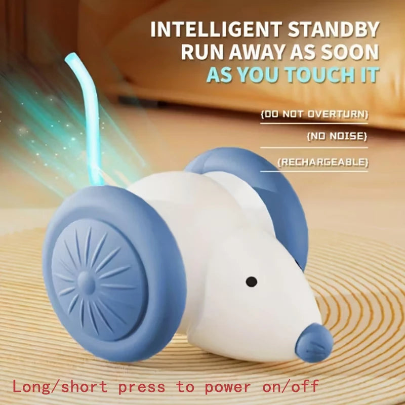 Automatic Interactive Cat Toy Ball – USB Rechargeable Rolling Toy