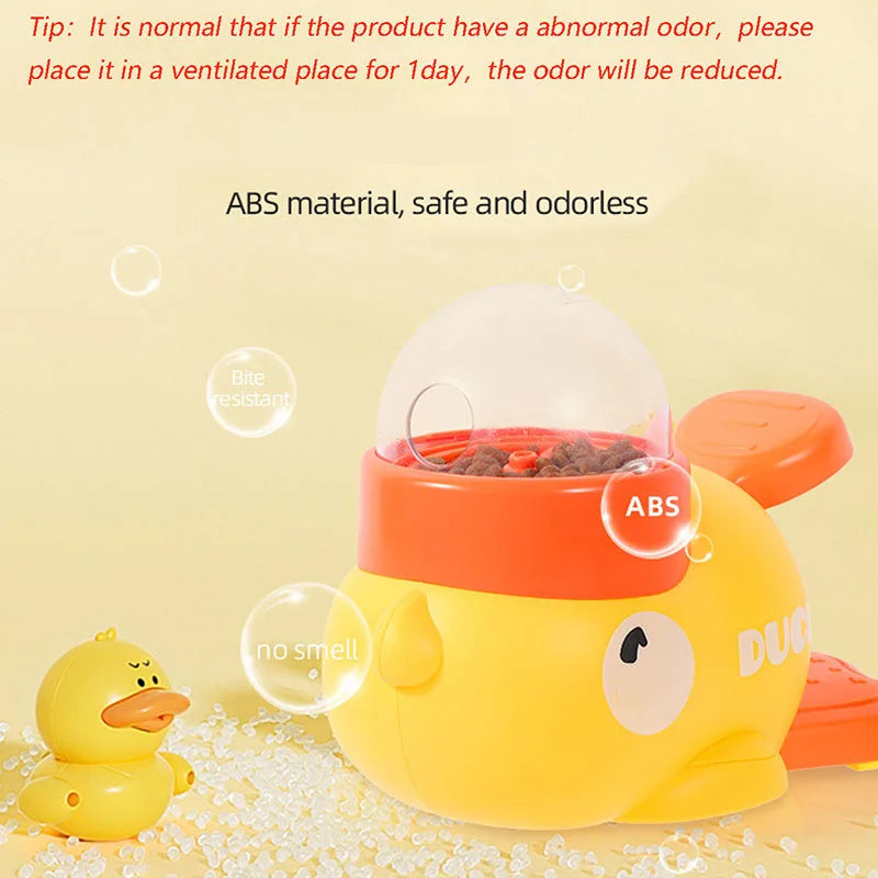 Interactive Dog Feeder Toy – Puzzle Treat Dispenser Duck