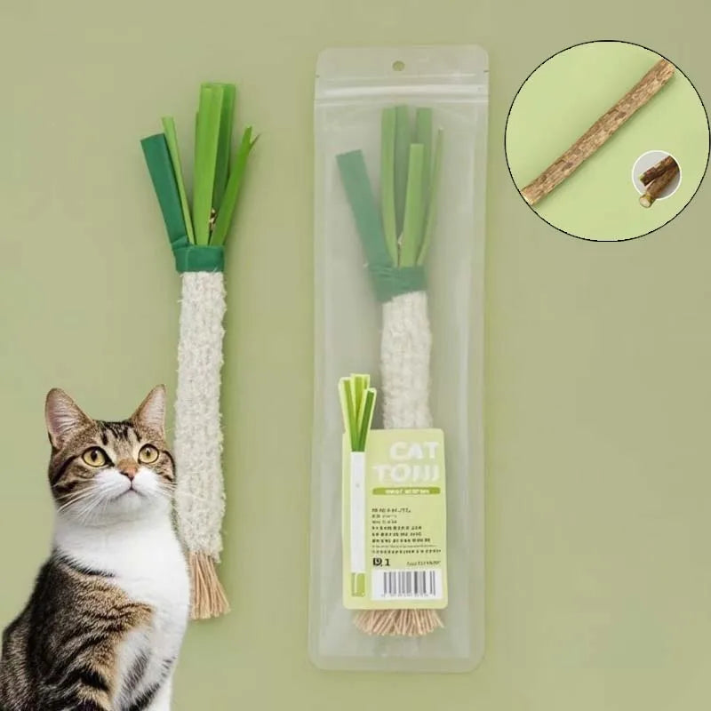 Cat Teaser Toy – Interactive Bell Teething Kitten Play Toy