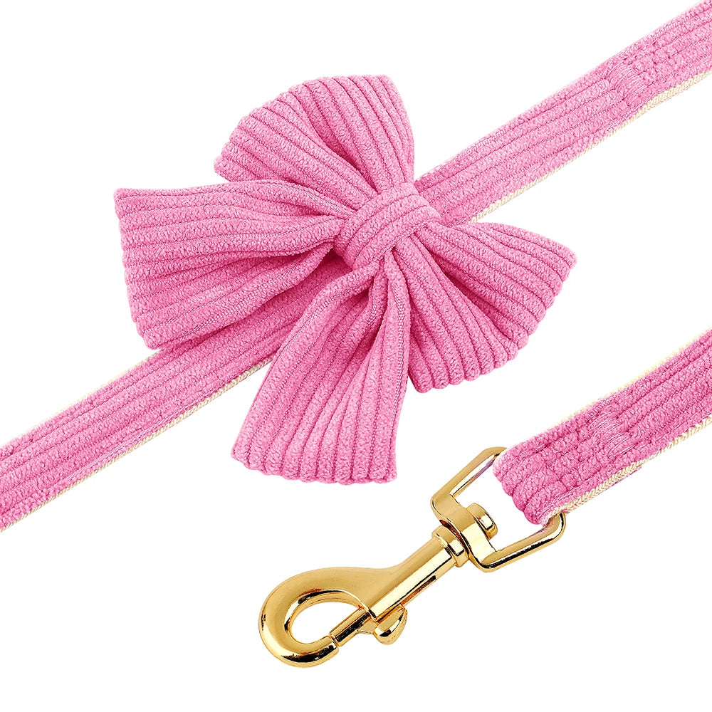 Dog Harness Leash Set, Soft Adjustable Harness & Collar for Small Dogs