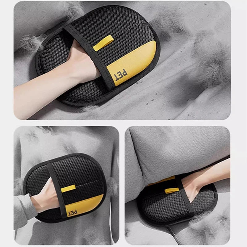 Pet Hair Removal Glove – Double-Sided Dog & Cat Grooming Tool