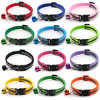 Reflective Cat Collars – 2 Pack Adjustable Collars with Bells