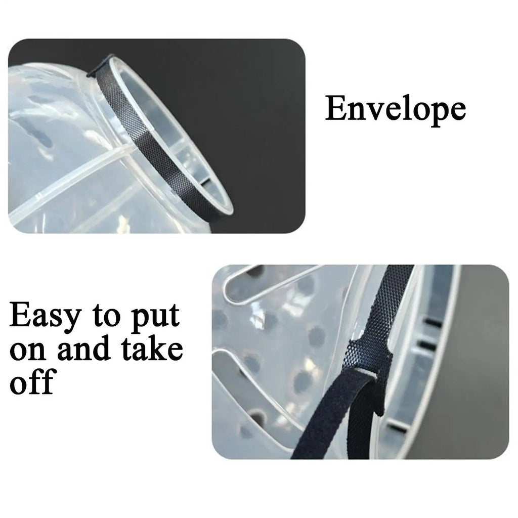 Cat Bubble Muzzle Breathable Sturdy Muzzle Mask Cat Head Cover Space Hood  Protective Helmet Anti-bite Pet Grooming Supplies