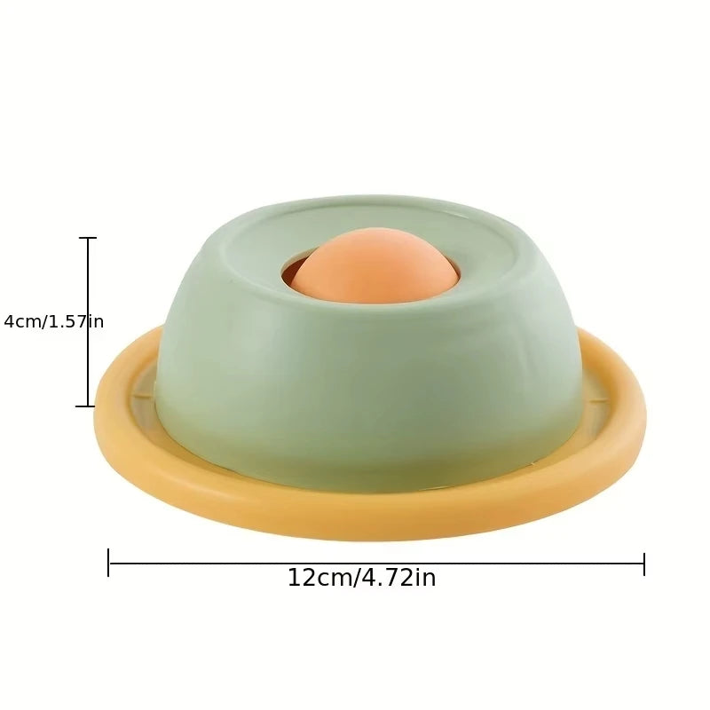 Slow Feeder Cat Toy, Rotating Licking Plate for Cats