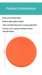 Dog Flying Disc, Silicone Interactive Toy for Training and Outdoor Play