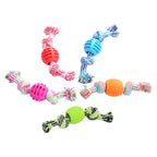 Dog Rope Ball Toy – Double Knot Chew Toy for Dogs