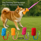 Dog Tug Toy – Plush Chew Rope Toy for Interactive Play