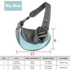 Dog Sling Carrier – Breathable Small Dog Backpack for Travel