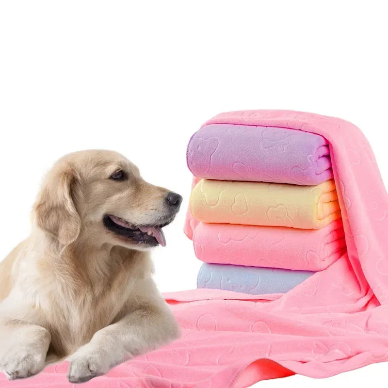 Pet Bath Towel – Quick Drying Absorbent Towel for Dogs & Cats