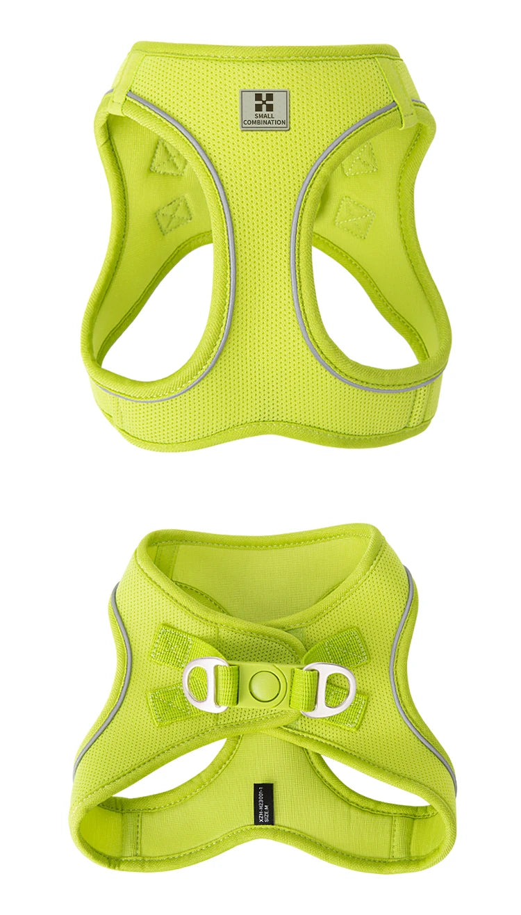 Dog Harness and Leash Set – Adjustable Reflective Puppy Harness