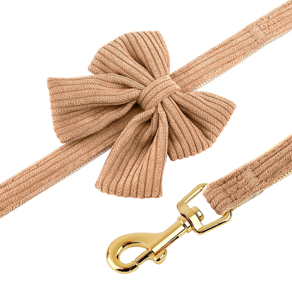 Dog Harness Leash Set, Soft Adjustable Harness & Collar for Small Dogs