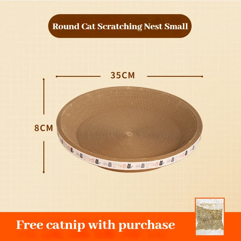 Cat Scratching Post – Corrugated Cat Scratcher with Catnip