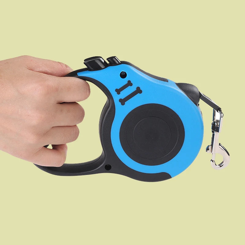 Retractable Dog Leash, 3M 5M Nylon Lead for Dogs & Cats