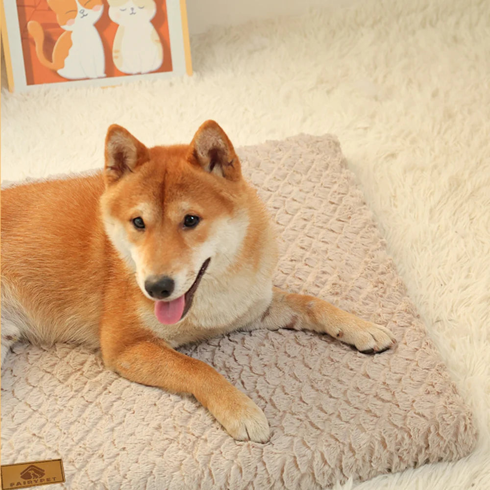 Orthopedic Dog Bed – Washable Crate Bed with Removable Cover