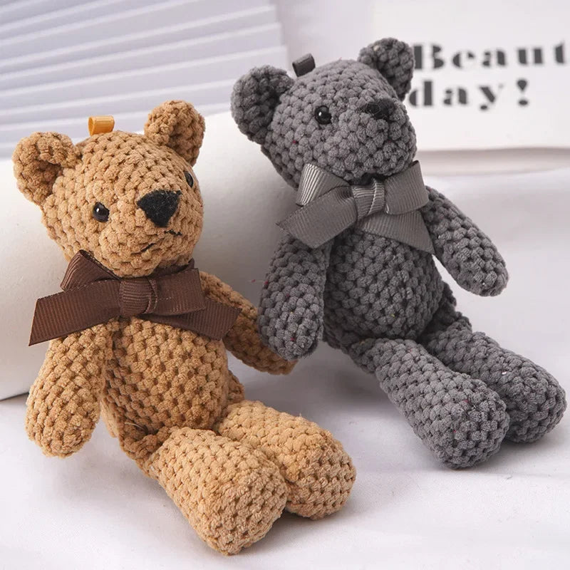 Pineapple Bear Plush, 16cm Mini Teddy Bear Stuffed Toy