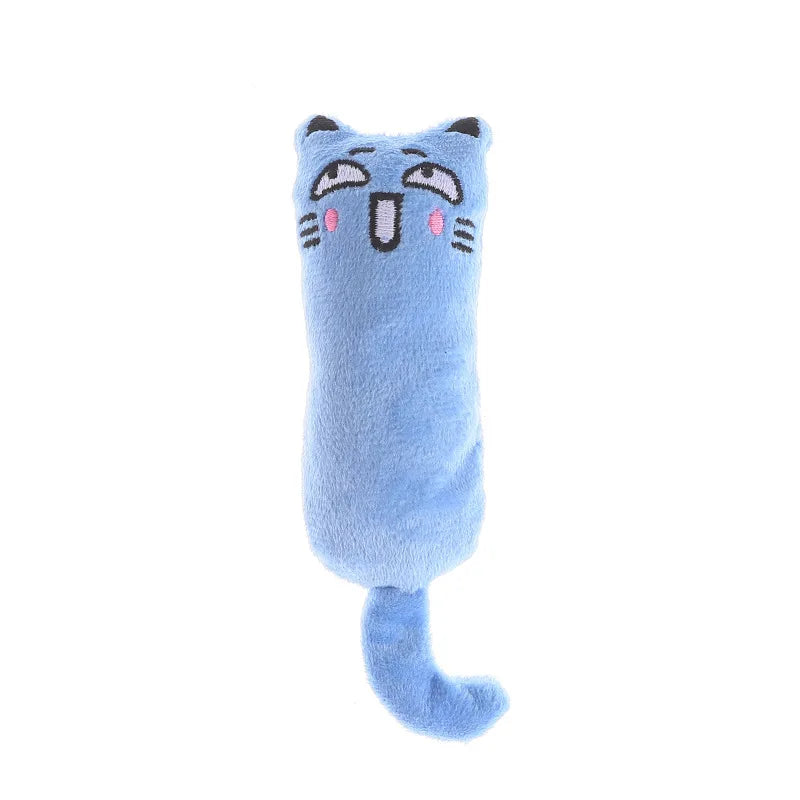 Catnip Plush Toy – Mini Squeaky Chew Toy for Cats
