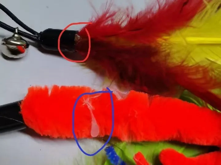 Cat Feather Wand Toy – 11 Piece Retractable Teaser Set