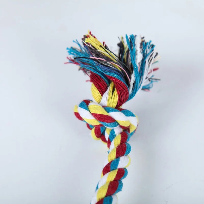 Dog Rope Toy Double Knot Chew & Tug Toy for Puppies