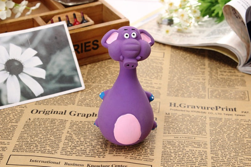 Dog Chew Toy Rubber Squeaky Dental Toy for Dogs & Cats  Character count: 55