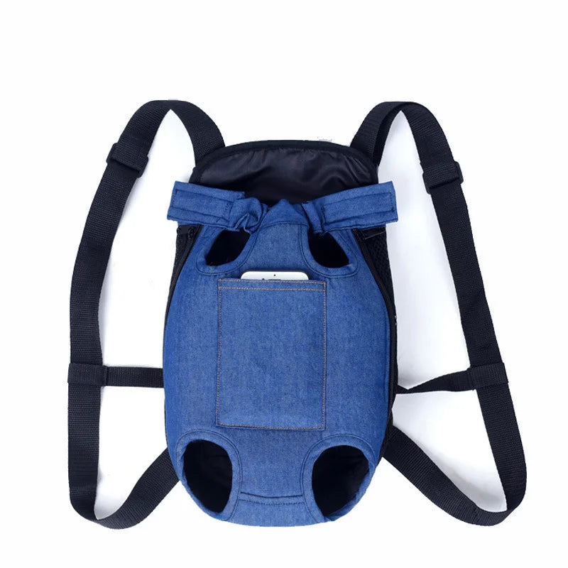 Dog Carrier Backpack – Breathable Mesh Travel Bag for Small Dogs