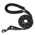 Reflective Dog Leash – Nylon Walking Lead with Quick Release