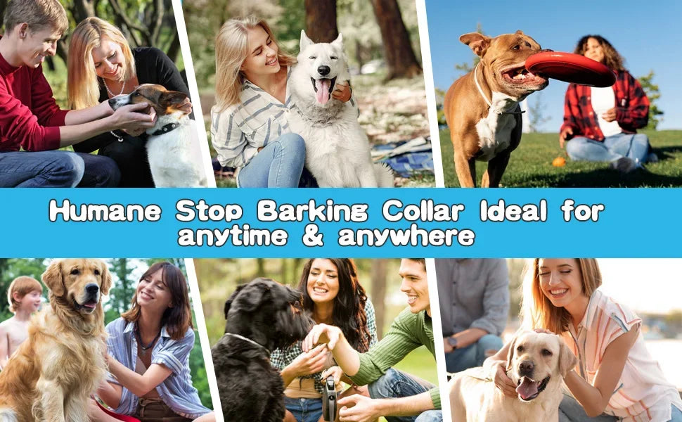 Ultrasonic Dog Bark Deterrent – Rechargeable Training Device