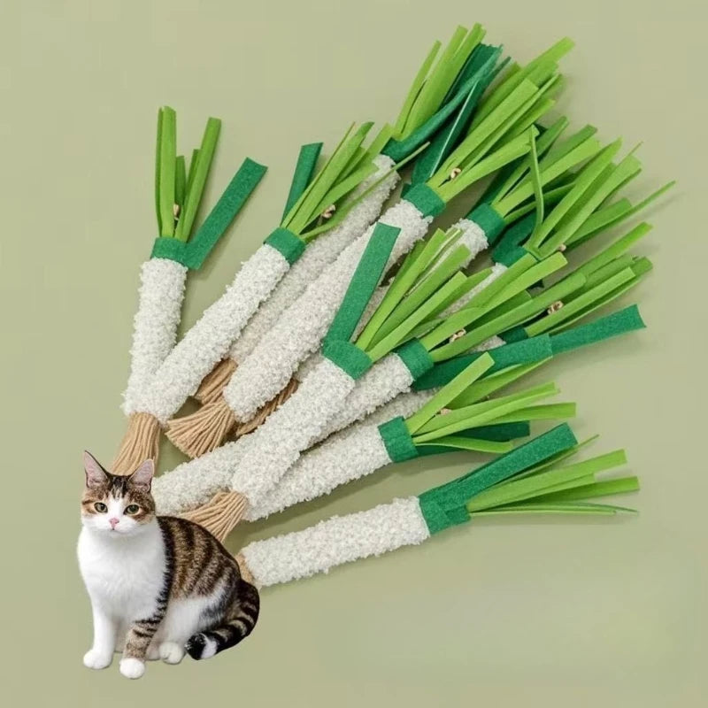 Cat Teaser Toy – Interactive Bell Teething Kitten Play Toy