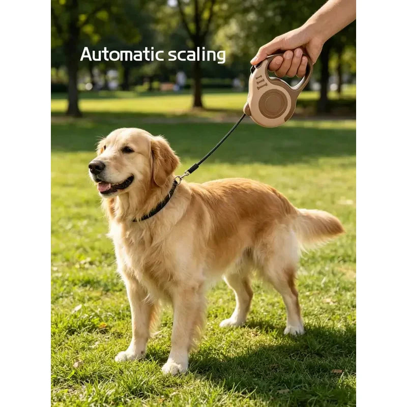Retractable Dog Leash – Automatic Tangle-Resistant Walking Strap