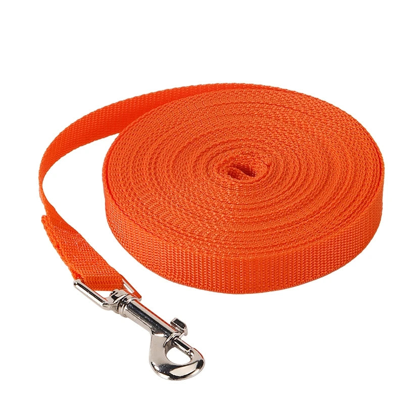 Long Dog Leash – 1.2M-30M Nylon Training Rope for Outdoor Use