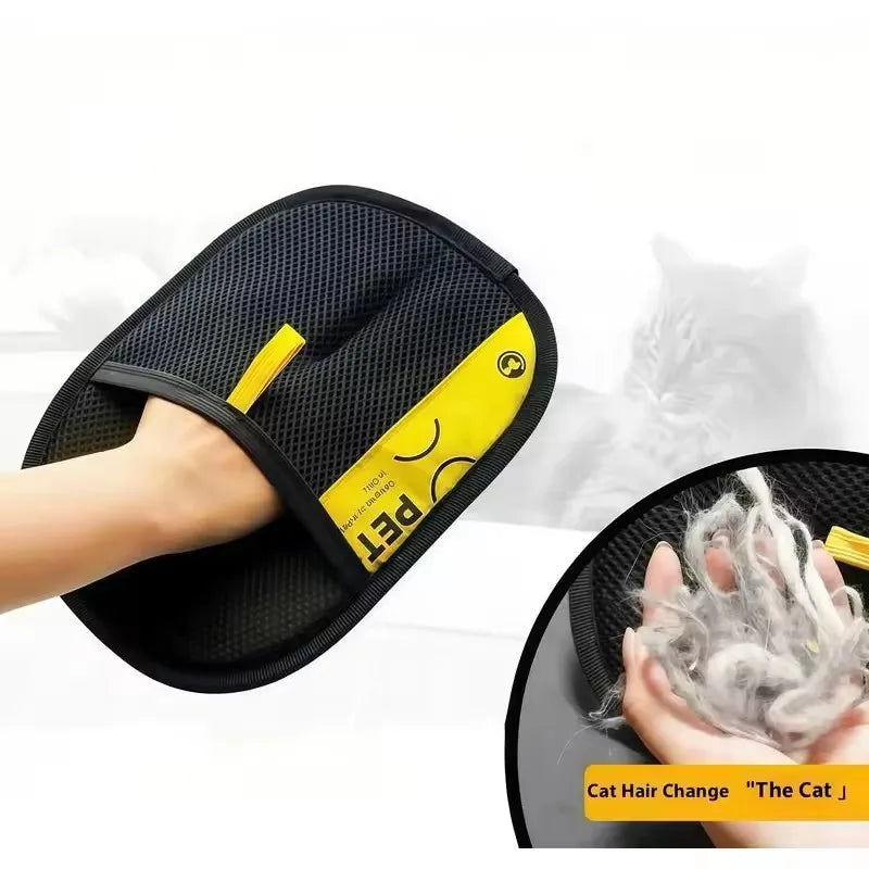 Pet Hair Remover Glove – Reusable Cat & Dog Grooming Mitt