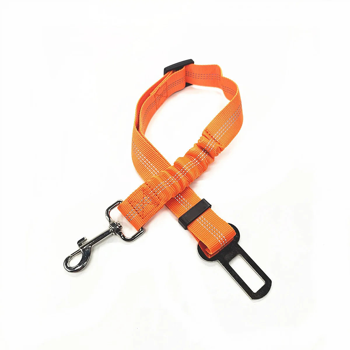 Adjustable Dog Car Seat Belt – Nylon Reflective Travel Harness