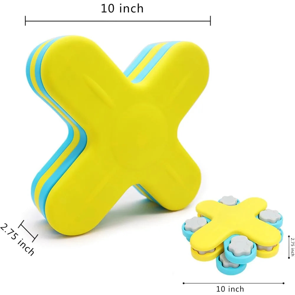 Dog Chew Toy Rubber Ball for Teeth Cleaning & Training