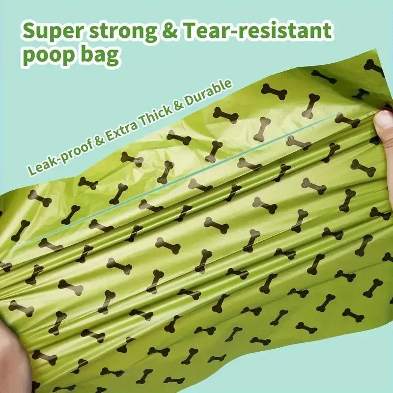 Large Dog Poop Bags – Pet Waste Bag Refills, 15 Bags per Roll