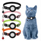AirTag Cat Collar, Reflective Breakaway Collar with Bell