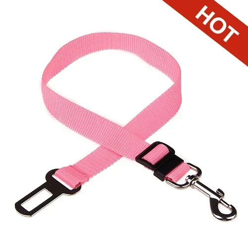 Dog Car Seat Belt – Adjustable Pet Safety Harness with Quick Release
