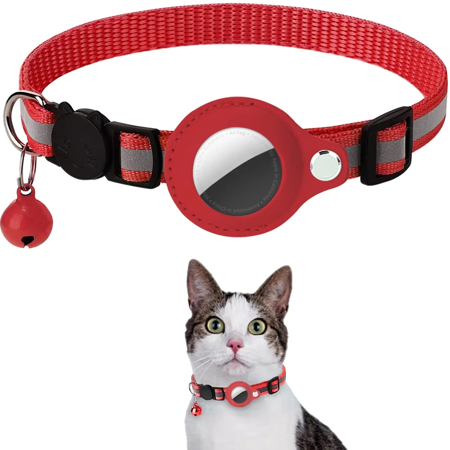 AirTag Cat Collar with Holder