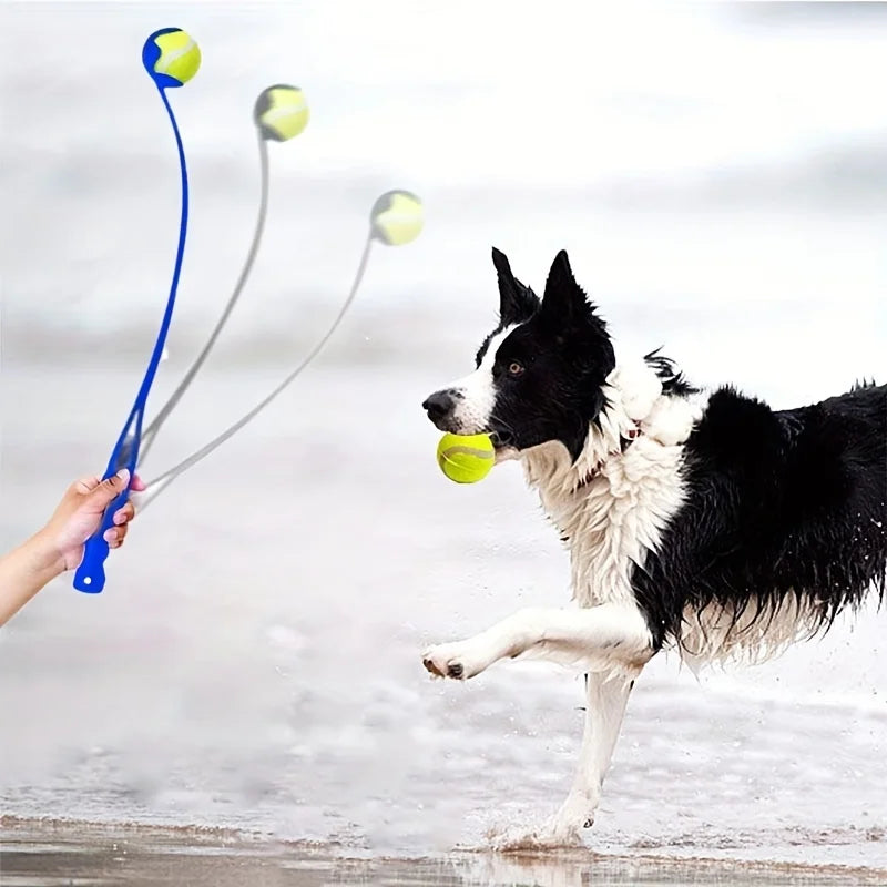 Dog Ball Launcher – Tennis Ball Thrower for Outdoor Fetch