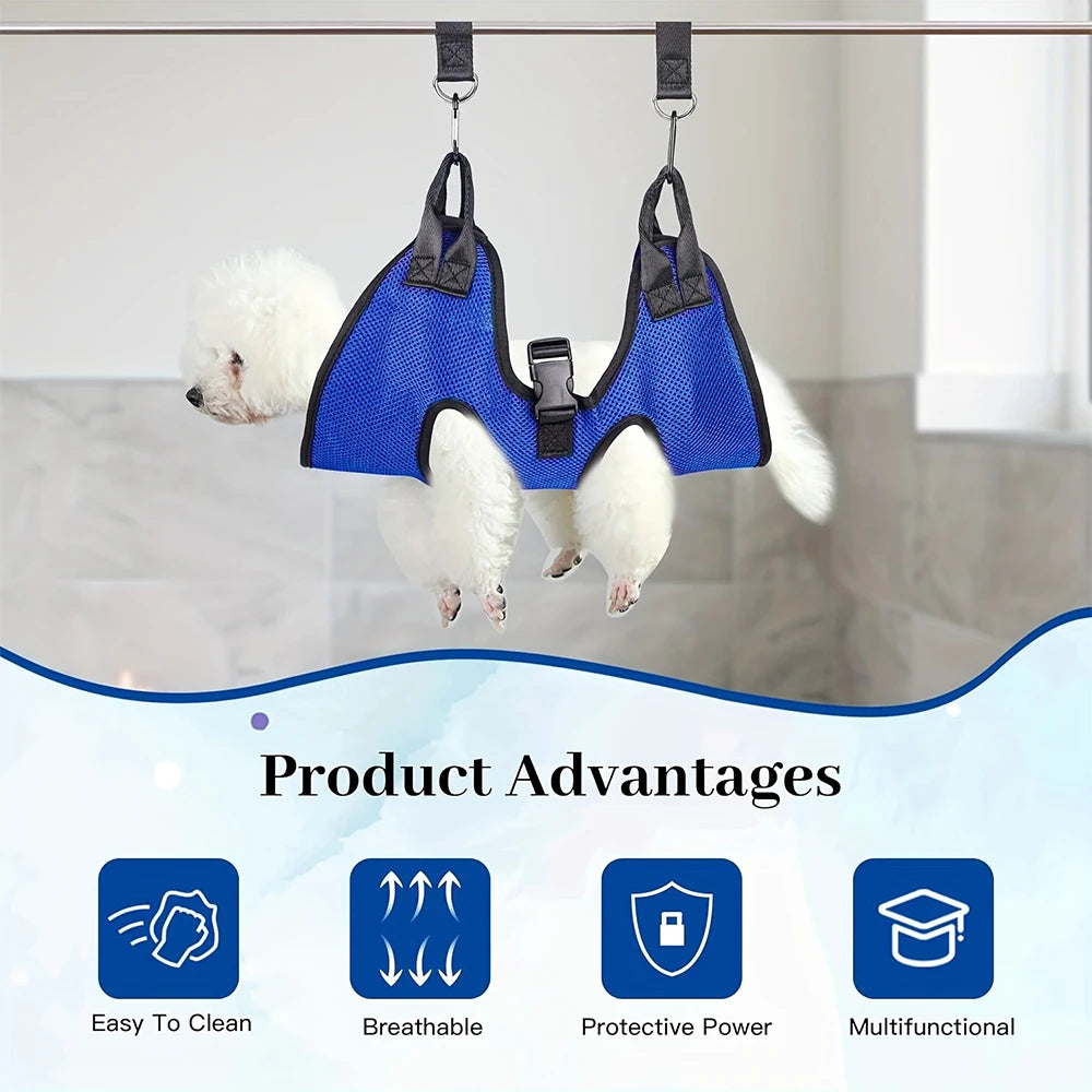 Cat Grooming Hammock – Pet Nail Trimming Restraint Bag