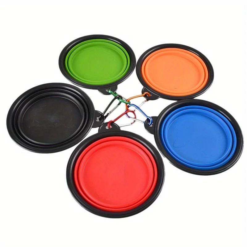 Portable Dog Travel Bowl Folding Food & Water Bowl