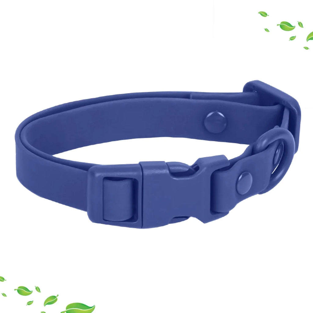 PVC Dog Collar Waterproof Adjustable Breakaway Easy Clean